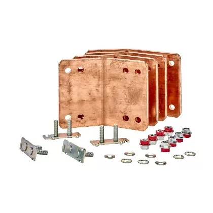 SCHNEIDER LVS04613 Linergy LGYE sarokelem kit csatlakozás 4000A. Tartalmazza a csavarokat, anyákat, …