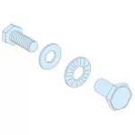 SCHNEIDER LVS04645 20 db kieg. sín csatlakozó 10mm