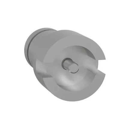 SCHNEIDER LVS07945 Kétcsapos DIN zárbetét