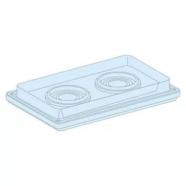 SCHNEIDER LVS08899 FL21 kábelbevezető membrán 2xd33-72mm