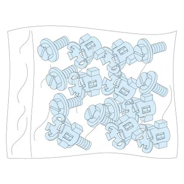 SCHNEIDER LVS08921 20 db csavar szárnyas anyával a szerk-hez