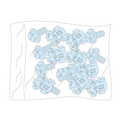   SCHNEIDER LVS08921 20 db csavar szárnyas anyával a szerk-hez