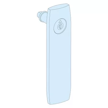 SCHNEIDER LVS08935 IP55 kilincs, L=155mm, zárbetét, két kulcs