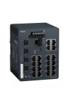 SCHNEIDER MCSESM243F4LG0 Modicon Managed Switch, 20 port + 4 Gigabit SFP