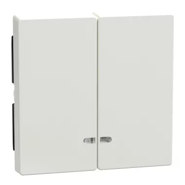SCHNEIDER MEG3420-0319 MERTEN Dupla billentyű, fényjelzős funkciókhoz, System-M, polárfehér