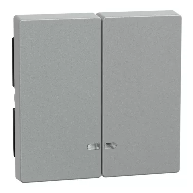 SCHNEIDER MEG3420-0460 MERTEN Dupla billentyű, fényjelzős funkciókhoz, System-M, alumínium