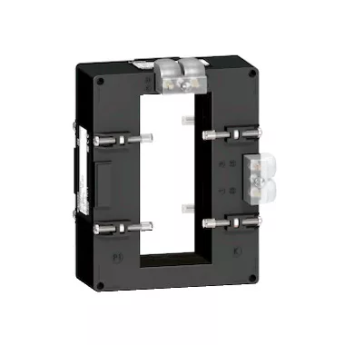 SCHNEIDER METSECT5DC250 TI áramváltó 2500/5A (52x127) klíma álló, gyűjtősínhez kettős szekunder kivezetéssel (DC)