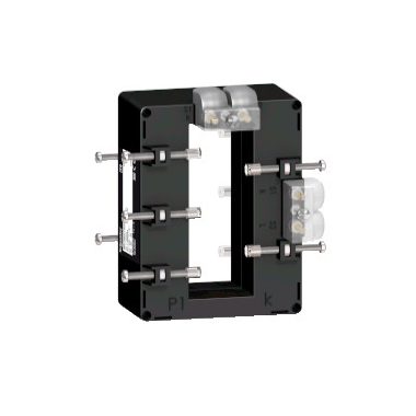 SCHNEIDER METSECT5DH200 TI áramváltó 2000/5A (38x102) klíma álló, gyűjtősínhez kettős szekunder kivezetéssel (DH)