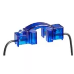 SCHNEIDER MGU0.822.AZL UNICA LED lámpa, kék