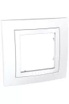SCHNEIDER MGU2.002.18 UNICA Basic egyes keret, fehér SCHNEIDER MGU2.002.18 UNICA Basic egyes keret, fehér