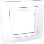 SCHNEIDER MGU2.002.18 UNICA Basic egyes keret, fehér