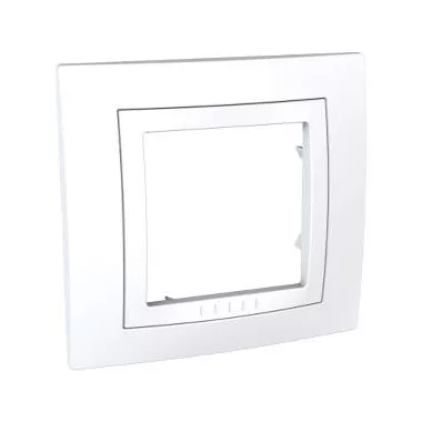 SCHNEIDER MGU2.002.18 UNICA Basic egyes keret, fehér SCHNEIDER MGU2.002.18 UNICA Basic egyes keret, fehér