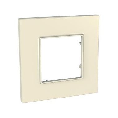 SCHNEIDER MGU2.702.16 UNICA Quadro single frame, plaster white
