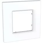 SCHNEIDER MGU2.702.18 UNICA Quadro egyes keret, fehér