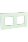 SCHNEIDER MGU2.704.17 UNICA Quadro kettes keret, kaprizöld SCHNEIDER MGU2.704.17 UNICA Quadro kettes keret, kaprizöld