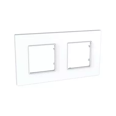 SCHNEIDER MGU2.704.18 UNICA Quadro kettes keret, fehér