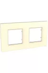 SCHNEIDER MGU2.704.25 UNICA Quadro kettes keret, krém