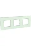 SCHNEIDER MGU2.706.17 UNICA Quadro hármas keret, kaprizöld SCHNEIDER MGU2.706.17 UNICA Quadro hármas keret, kaprizöld