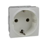   SCHNEIDER MGU3.037.25 Unica 2P + F socket with child protection, screw connection, without mounting frame, 16A, cream