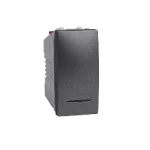   SCHNEIDER MGU3.103.12S Unica Toggle switch, control light, without mounting frame, 1-module, graphite