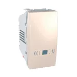   SCHNEIDER MGU3.106.25C Unica Egypólusú nyomó, csengőjeles, rögzítőkeret nélkül, 1 modulos, krém