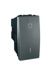 SCHNEIDER MGU3.162.12 Unica Bipolar switch, screw connection, without mounting frame, 1 module, 16AX, graphite SCHNEIDER MGU3.162.12 Unica Bipolar switch, screw connection, without mounting frame, 1 module, 16AX, graphite