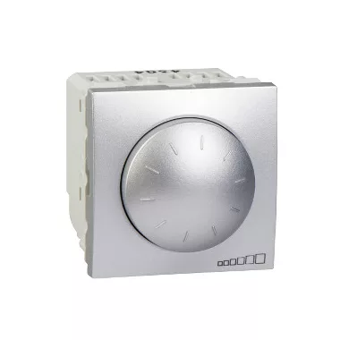 SCHNEIDER MGU3.510.30 Unica Fényerőszabályzó, rögzítőkeret nélkül, 2 modulos, 400VA, 1-10V, alumínium SCHNEIDER MGU3.510.30 Unica Fényerőszabályzó, rögzítőkeret nélkül, 2 modulos, 400VA, 1-10V, alumínium