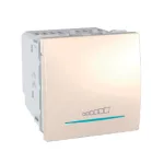   SCHNEIDER MGU3.515.25 Unica Univerzális fényerőszabályzó, nyomógombos, rögzítőkeret nélkül, 2 modulos, 20-350W, krém