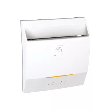 SCHNEIDER MGU3.540.18 Unica Hotelkártya kapcsoló, időzítős, rögzítőkeret nélkül, 2 modulos, 8A, fehér SCHNEIDER MGU3.540.18 Unica Hotelkártya kapcsoló, időzítős, rögzítőkeret nélkül, 2 modulos, 8A, fehér