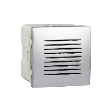 SCHNEIDER MGU3.786.30 Unica Elektronikus csengő, rögzítőkeret nélkül, 2 modulos, 250V~, alumínium SCHNEIDER MGU3.786.30 Unica Elektronikus csengő, rögzítőkeret nélkül, 2 modulos, 250V~, alumínium