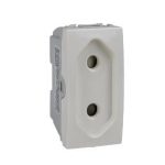   SCHNEIDER MGU3.031.25 UNICA 2P socket, without mounting frame, 1 module, cream