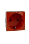 SCHNEIDER MGU3.037.61 UNICA 2P + F socket with child protection, screw connection, without mounting frame, 16A, orange SCHNEIDER MGU3.037.61 UNICA 2P + F socket with child protection, screw connection, without mounting frame, 16A, orange