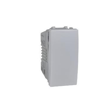 SCHNEIDER MGU3.101.18 UNICA Single-pole switch, without mounting frame, 1 module, white