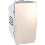   SCHNEIDER MGU3.103.25 UNICA Váltókapcsoló, rögzítőkeret nélkül, 1 modulos, krém