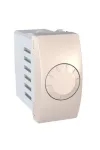 SCHNEIDER MGU3.559.25 UNICA Forgatógombos fényerőszabályzó, 60-400W/VA, rögzítőkeret nélkül, 1 modulos, krém