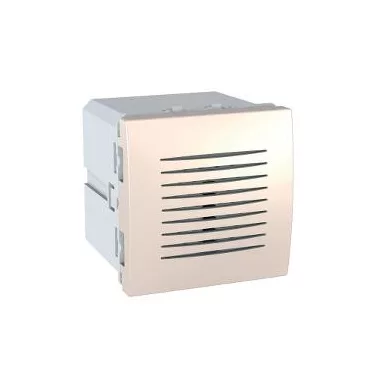 SCHNEIDER MGU3.786.25 UNICA Elektronikus csengő, rögzítőkeret nélkül, 2 modulos, 250V, krém