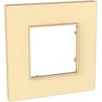 SCHNEIDER MGU4.702.36 UNICA Quadro egyes keret, pezsgő