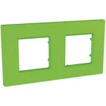 SCHNEIDER MGU4.704.28 UNICA Quadro kettes keret, páfrány