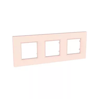 SCHNEIDER MGU4.706.37 UNICA Quadro hármas keret, lazac SCHNEIDER MGU4.706.37 UNICA Quadro hármas keret, lazac