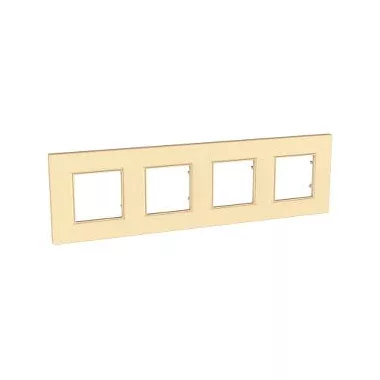 SCHNEIDER MGU4.708.36 UNICA Quadro négyes keret, pezsgő SCHNEIDER MGU4.708.36 UNICA Quadro négyes keret, pezsgő
