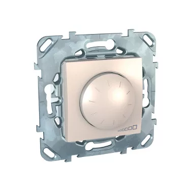 SCHNEIDER MGU5.513.25 UNICA Forgatógombos LED fényerőszabályzó, 4-440W, krém SCHNEIDER MGU5.513.25 UNICA Forgatógombos LED fényerőszabályzó, 4-440W, krém