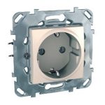   SCHNEIDER MGU50.036.25Z UNICA 2P+F dugalj csatlakozóaljzat, csavaros bekötés, 16A, krém