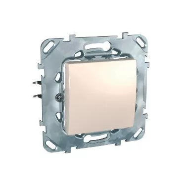 SCHNEIDER MGU50.206.25Z UNICA Egypólusú nyomó, rugós bekötés, 10A, krém (101N) SCHNEIDER MGU50.206.25Z UNICA Egypólusú nyomó, rugós bekötés, 10A, krém (101N)