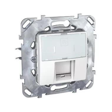 SCHNEIDER MGU50.460.18Z UNICA 1xRJ45 adapter, univerzális, fehér SCHNEIDER MGU50.460.18Z UNICA 1xRJ45 adapter, univerzális, fehér