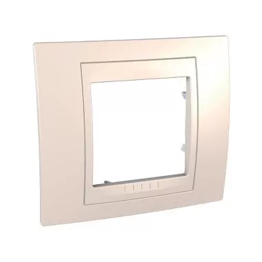 SCHNEIDER MGU6.002.25 UNICA Plus egyes keret, krém betéttel, krém SCHNEIDER MGU6.002.25 UNICA Plus egyes keret, krém betéttel, krém