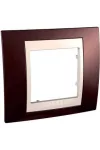 SCHNEIDER MGU6.002.551 UNICA Plus egyes keret, krém betéttel, terrakotta SCHNEIDER MGU6.002.551 UNICA Plus egyes keret, krém betéttel, terrakotta