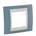   SCHNEIDER MGU6.002.573 UNICA Plus egyes keret, krém betéttel, mangán