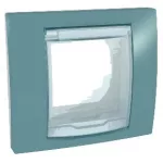   SCHNEIDER MGU61.002.873 UNICA Plus Egyes keret, köröm nélkül, IP44, mangán