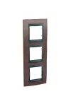 SCHNEIDER MGU66.006V.2M4 UNICA Top hármas függőleges keret, grafit betéttel, dohány fa SCHNEIDER MGU66.006V.2M4 UNICA Top hármas függőleges keret, grafit betéttel, dohány fa