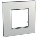 SCHNEIDER MGU6.702.55 UNICA Quadro egyes keret, ezüst